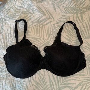 Black lace, Playtex bra size 42DD